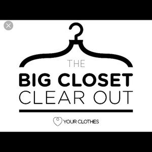 Clearing out my closet!!!